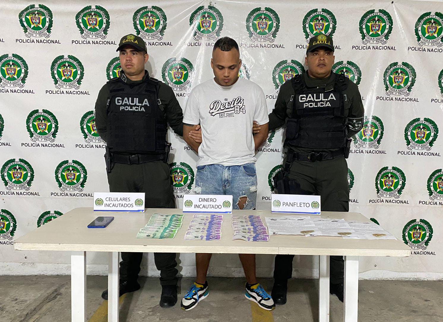 CAPTURADO EN FLAGRANCIA UN HOMBRE POR EXTORSIÓN EN BARRANQUILLA