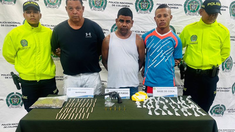 CAPTURADOS TRES INTEGRANTES DE “LOS AJÍ MOLIDO” AL SERVICIO DEL GRUPO DELINCUENCIAL LOS COSTEÑOS EN BARRANQUILLA