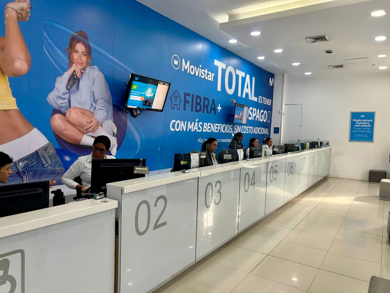 Movistar transforma sus tiendas en la Región Caribe para mejorar la atención a los usuarios