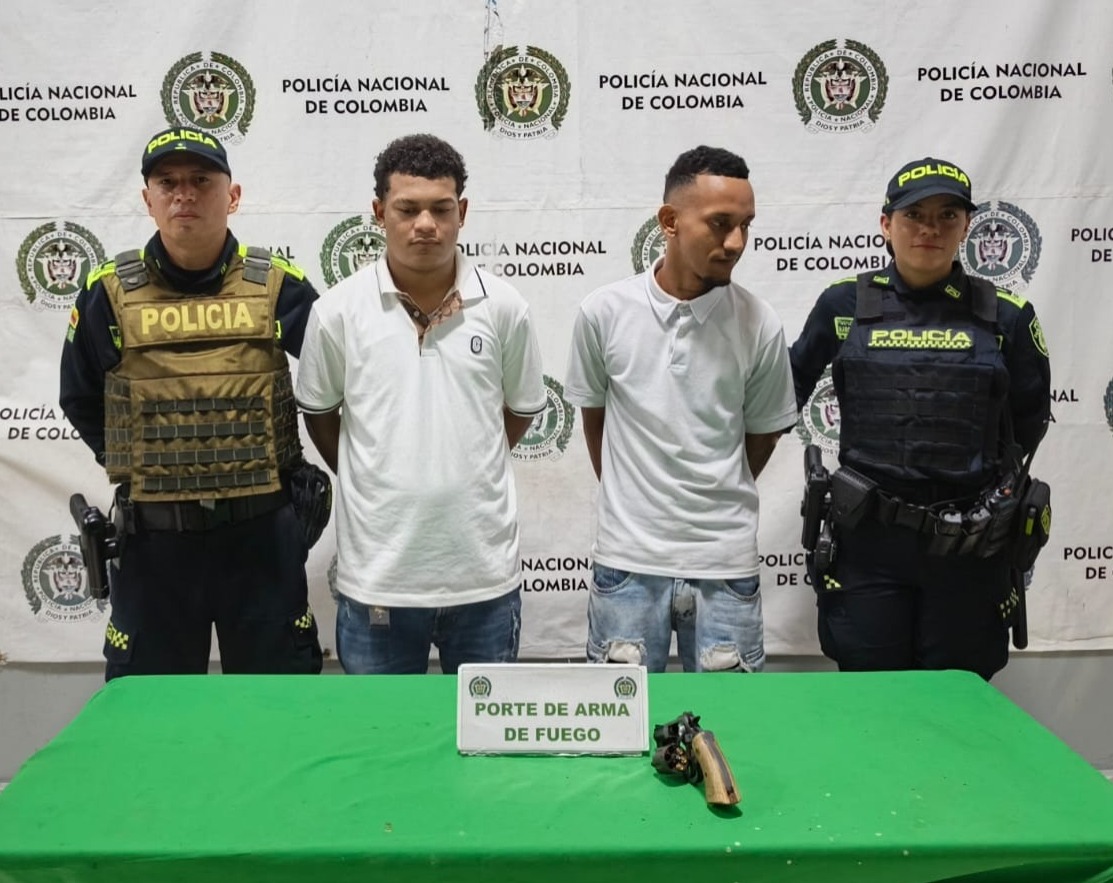 CAPTURADOS EN PERSECUCIÓN TRAS INTENTO DE HURTO CON ARMA MODIFICADA