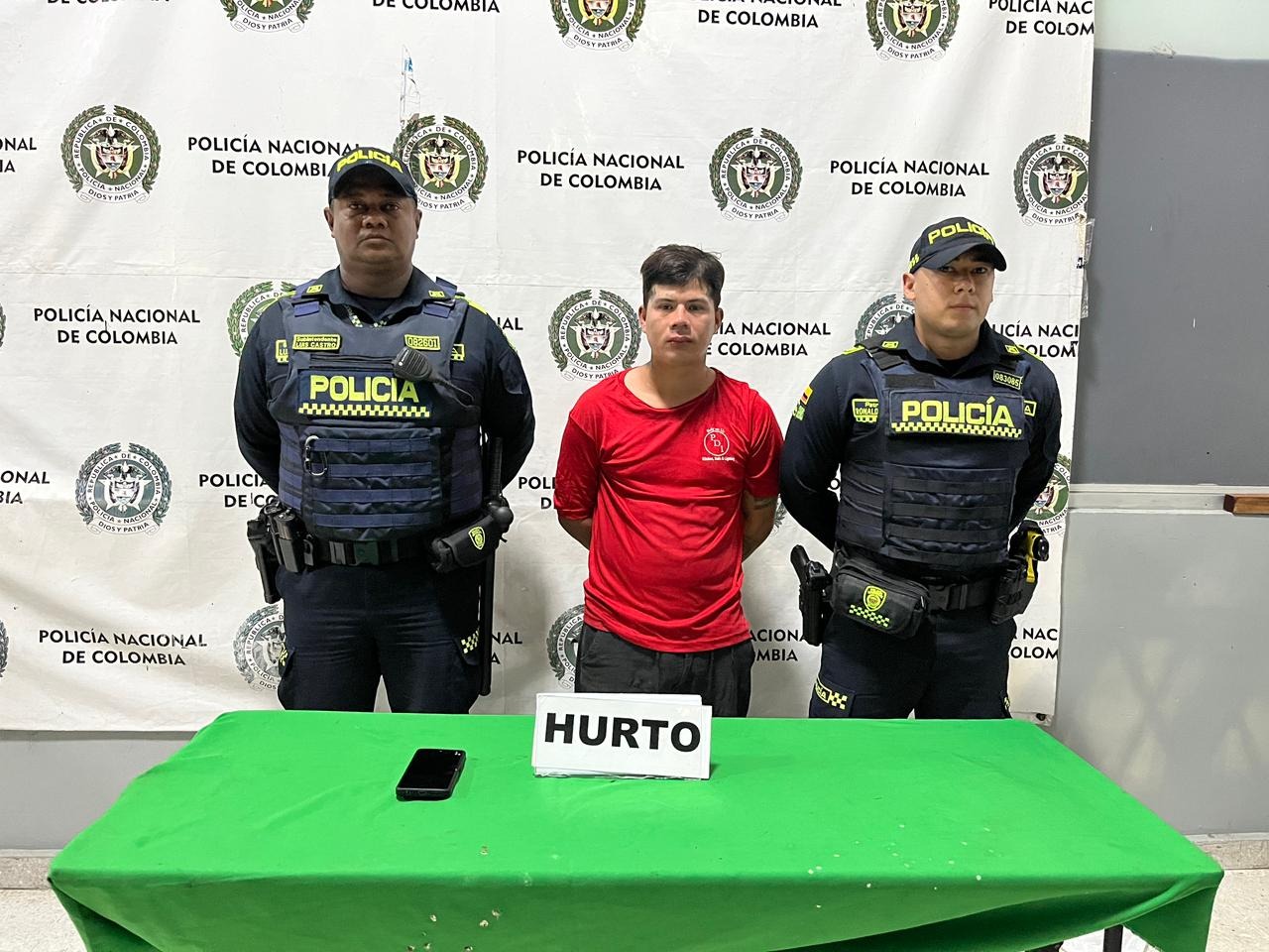 CAPTURADO SUJETO EN FLAGRANCIA POR HURTO AGRAVADO EN EL CENTRO DE BARRANQUILLA