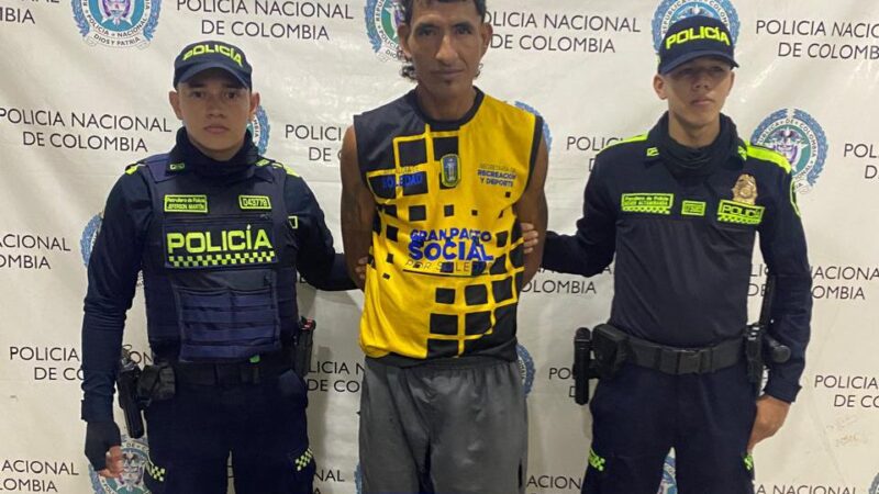 CAPTURADO SUJETO POR ORDEN JUDICIAL POR FABRICACIÓN, TRÁFICO Y PORTE DE ARMAS DE FUEGO EN MALAMBO