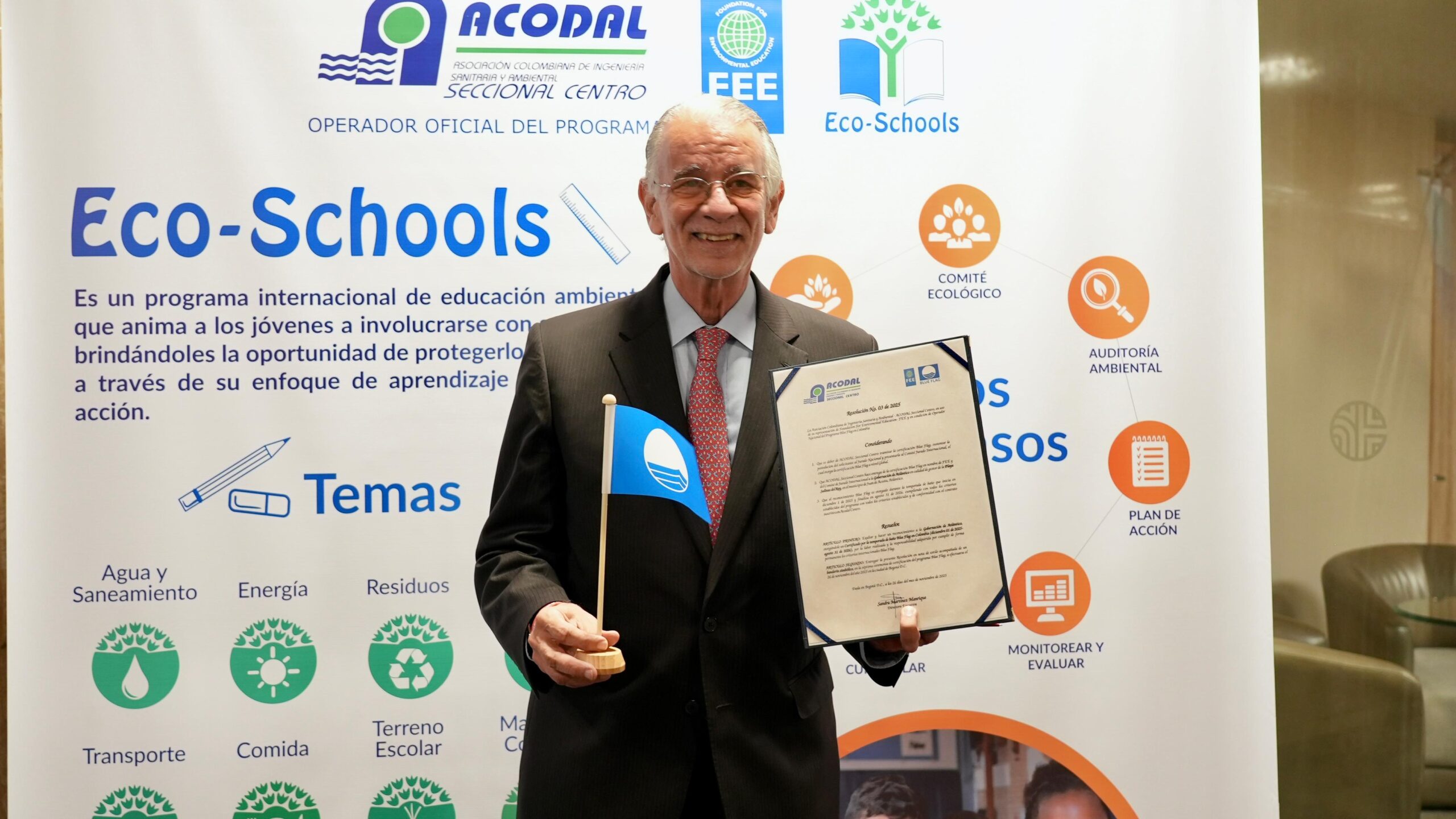 Atlántico para el mundo: Salinas del Rey, primera playa deportiva de América certificada con Bandera Azul