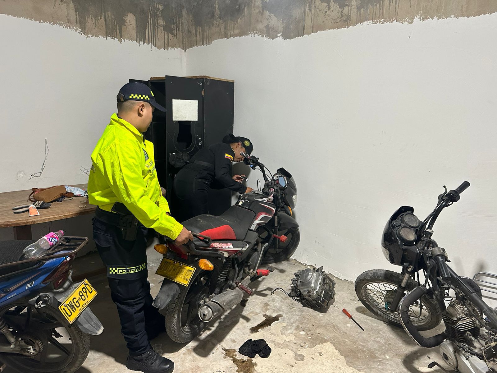 GOLPE CONTUNDENTE A REDES DEDICADAS AL HURTO DE MOTOCICLETAS EN SOLEDAD Y BARRANQUILLA