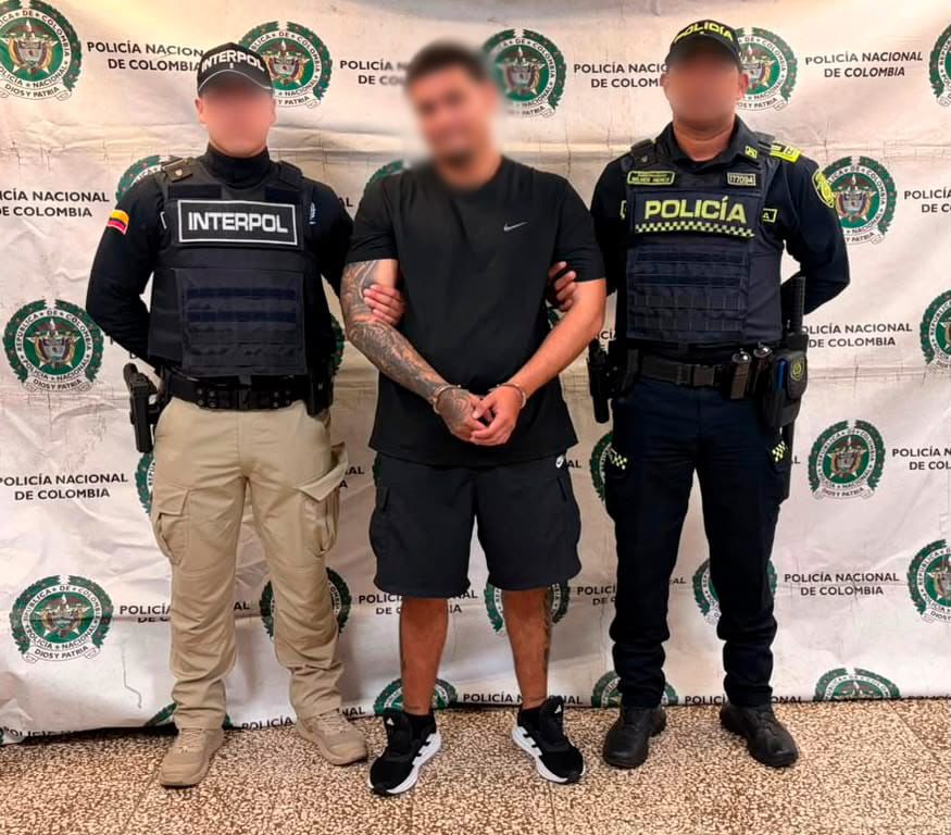 CAE EN COLOMBIA PELIGROSO PRÓFUGO ECUATORIANO REQUERIDO MEDIANTE NOTIFICACIÓN ROJA DE INTERPOL POR ASESINATO