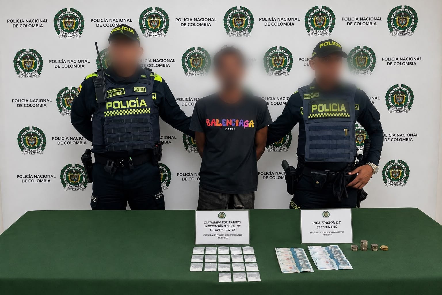 POLICÍA NACIONAL CAPTURA A UNA PERSONA POR LESIONES PERSONALES EN SOLEDAD*